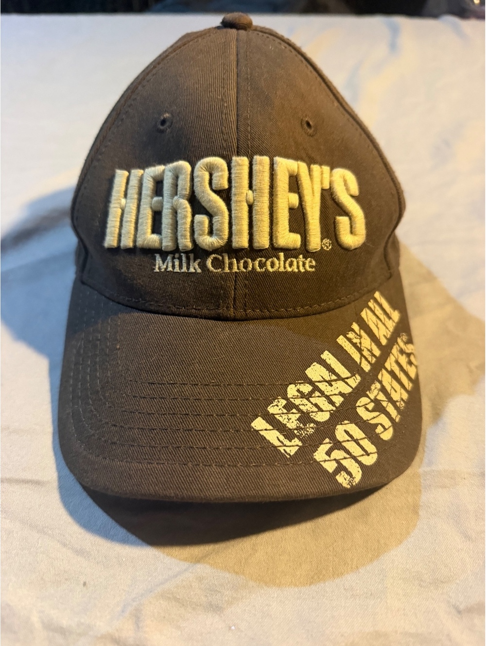 Hershey's Milk Chocolate Brown Adjustable Baseball Cap Hat